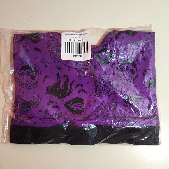 ❤️NWT TORRID BRA FANGS CATS PUMPKINS HALLOWEEN COSTUME BRA GOTH BRA - Plus Size - Picture 3 of 9